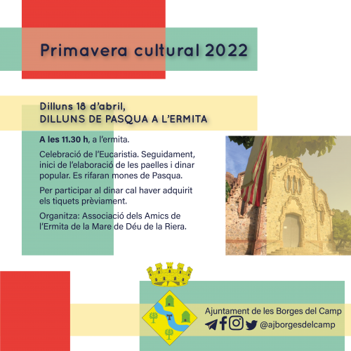 Primavera Cultural 2022 a les Borges del Camp