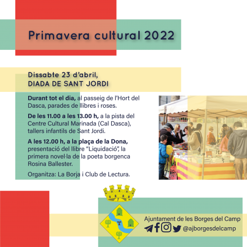 Primavera Cultural 2022 a les Borges del Camp