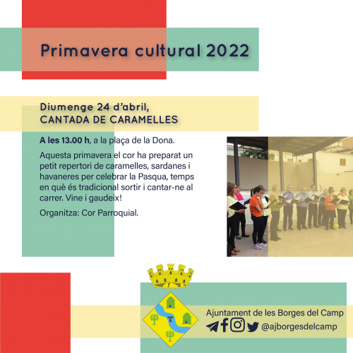 Primavera Cultural 2022 a les Borges del Camp