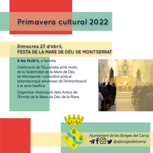 Primavera Cultural 2022 a les Borges del Camp